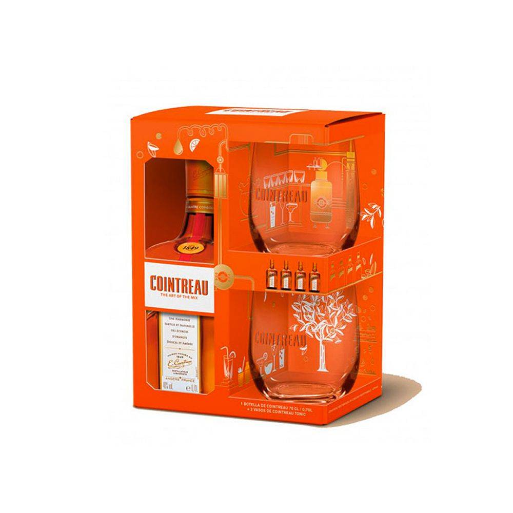 Cointreau + 2 vasos Licor