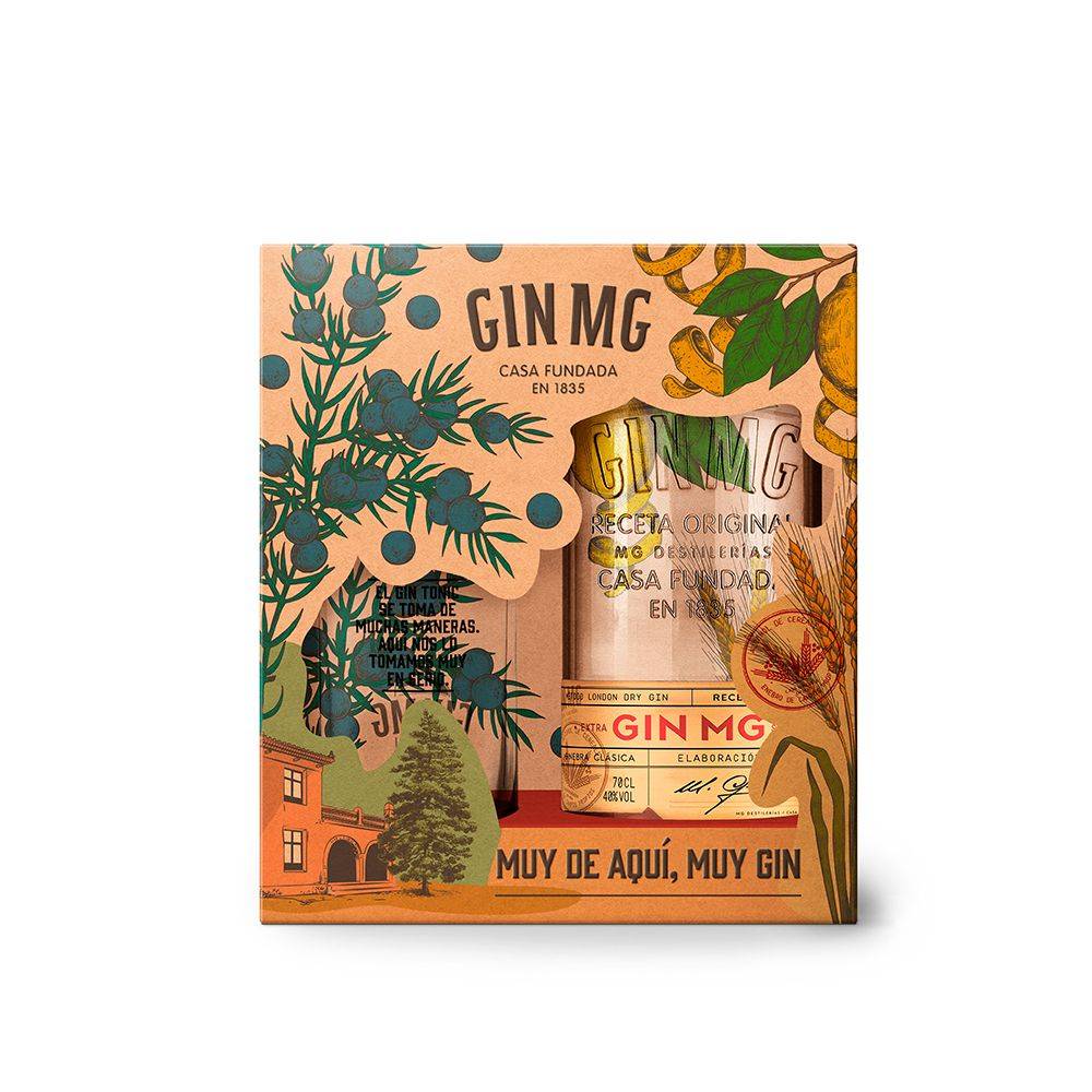 MG Clásica + 2 vasos Ginebra